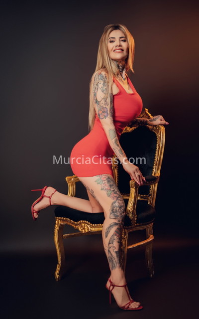 Andrea, argentina tatuada . 617499934. Citas en MURCIA, MURCIA. www.murciacitas.com.