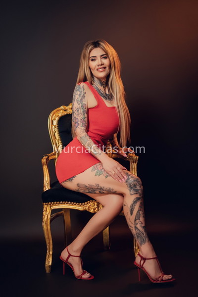 Andrea, argentina tatuada . 617499934. Citas en MURCIA, MURCIA. www.murciacitas.com.